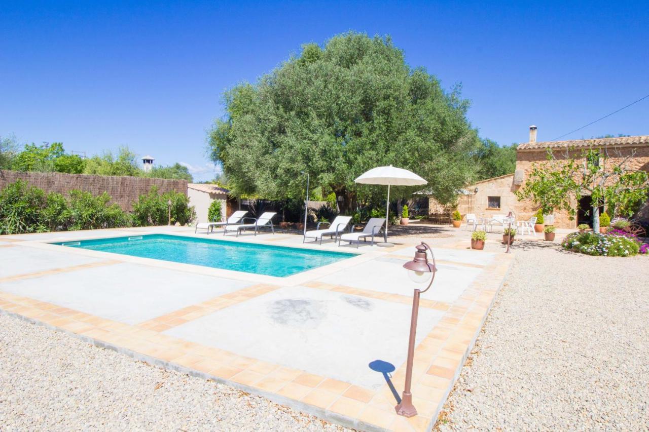 Preciosa Finca Rustica Con A/C Y Piscina Exclusiva Algaida  Buitenkant foto